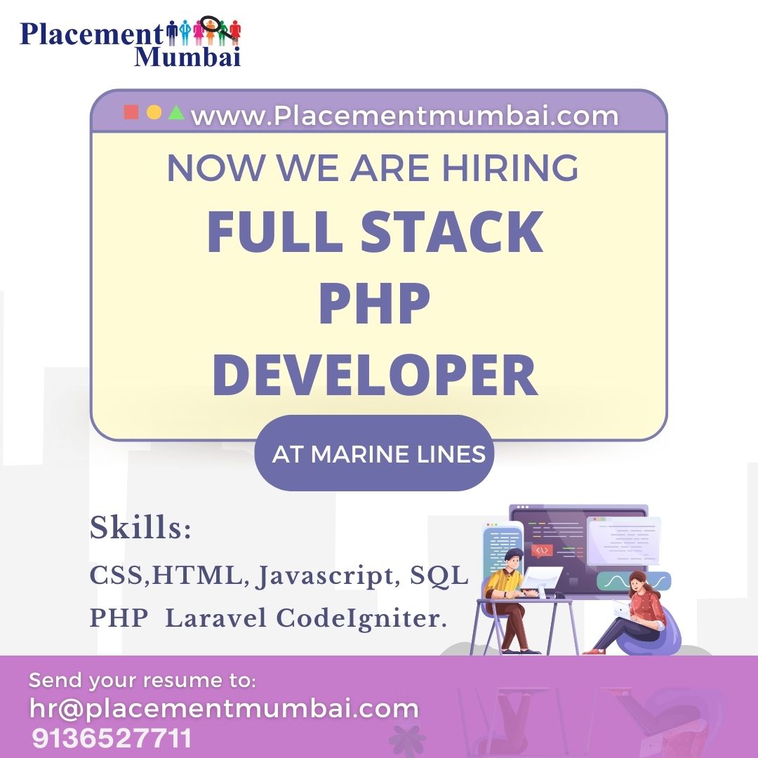 FULL STACK PHP DEVELOPER