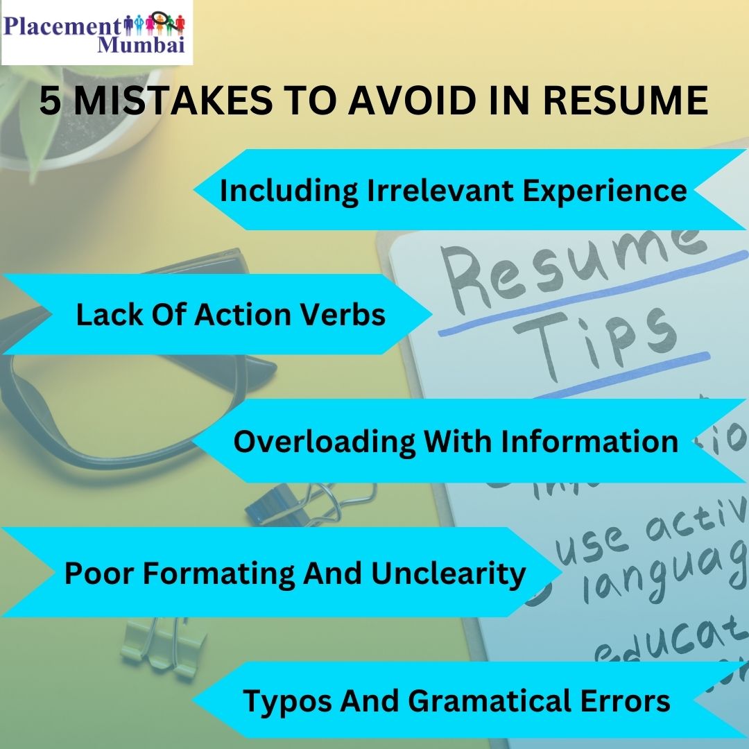 5 Mistakes to Avoid in Resume